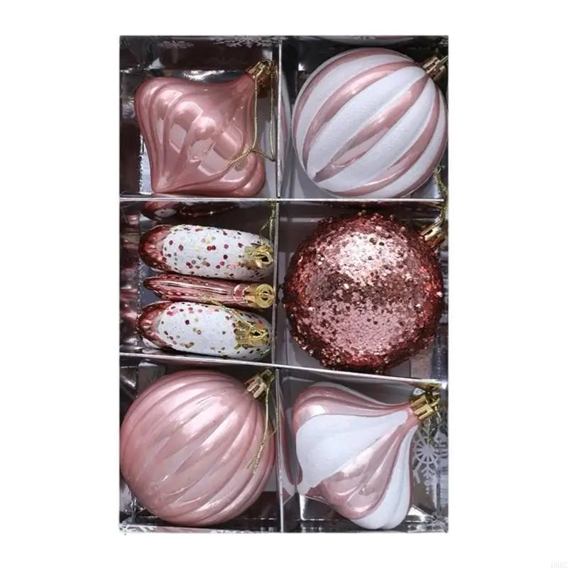 Christmas Tree Hangers Artistic Painting Design Seasonal Party