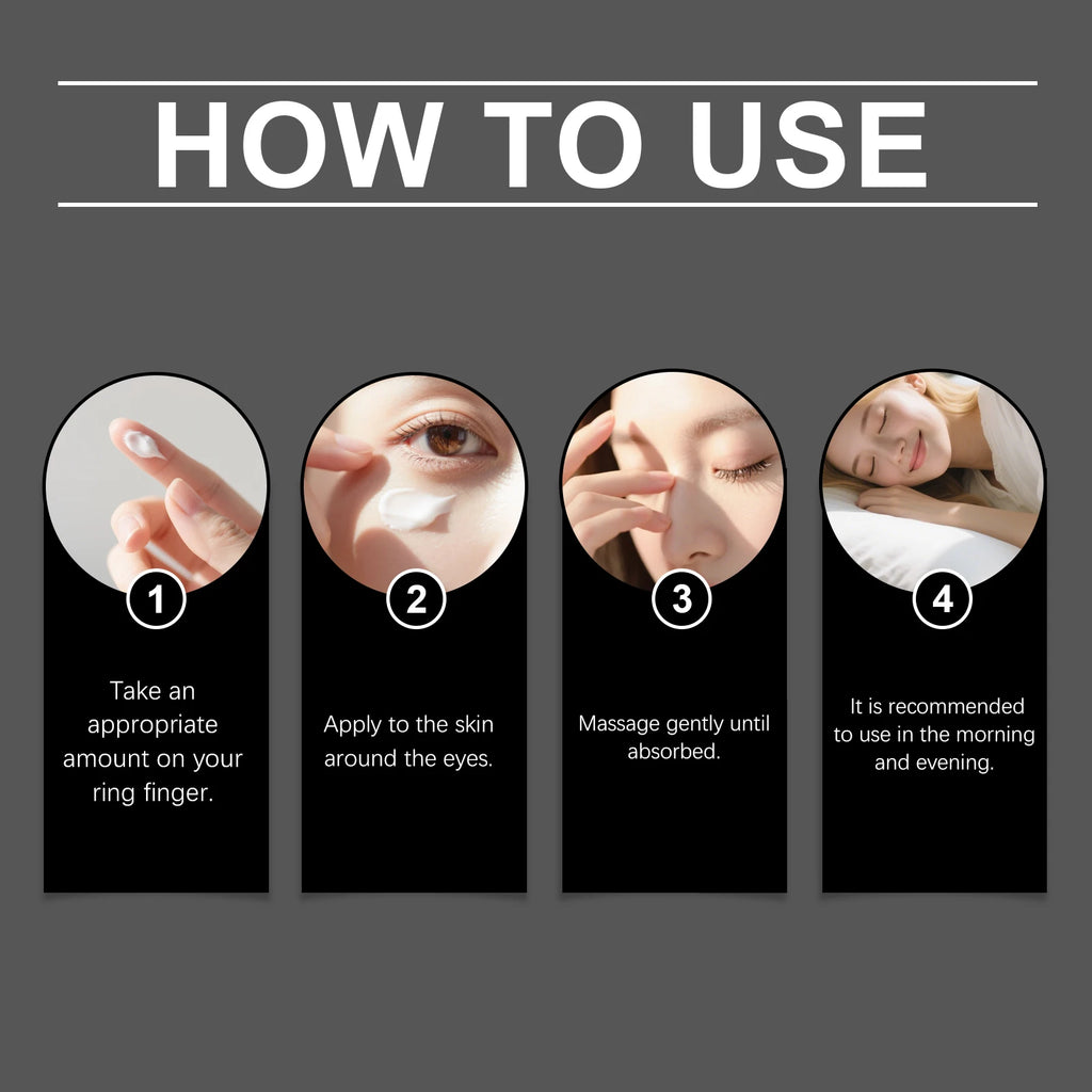Snake Venom Eye Cream Reduce Wrinkle Eye Bag Against Puffiness Firming Moisturizing Brighten Eye Skin Anti Dark Circle Eye Cream Zpaxo