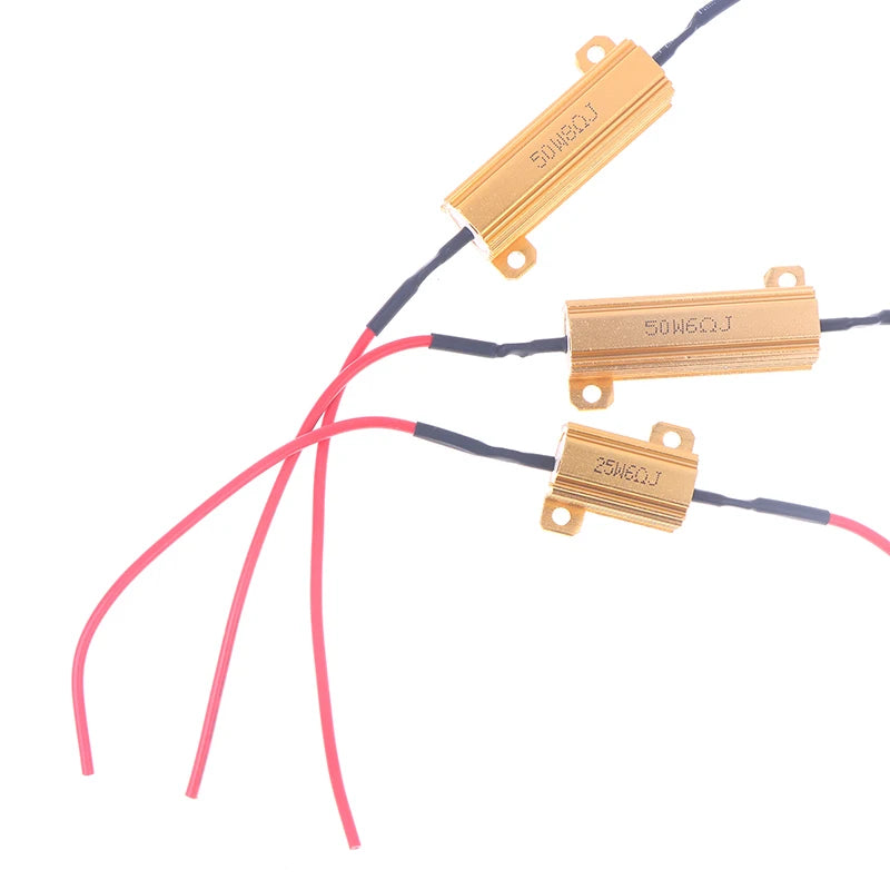 CANbus LED Load Resistors 2-Pack – Fix Turn Signal Hyper-Flash