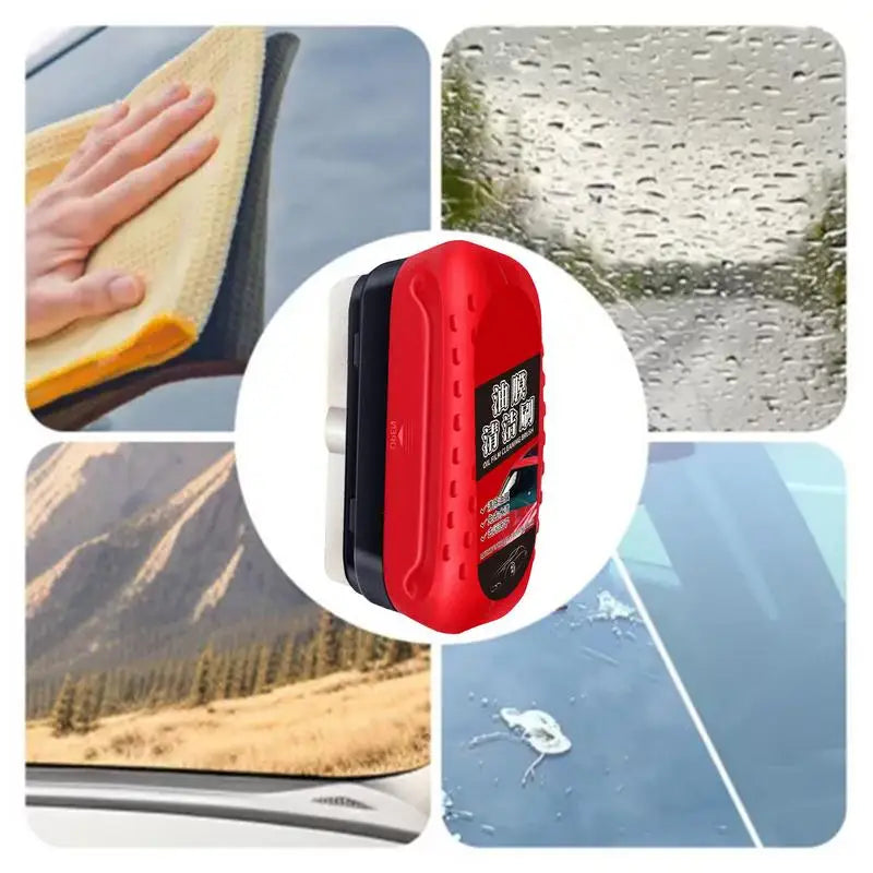 Car Glass Cleaner Oil Film Remover Windshield Window Stain Polishing