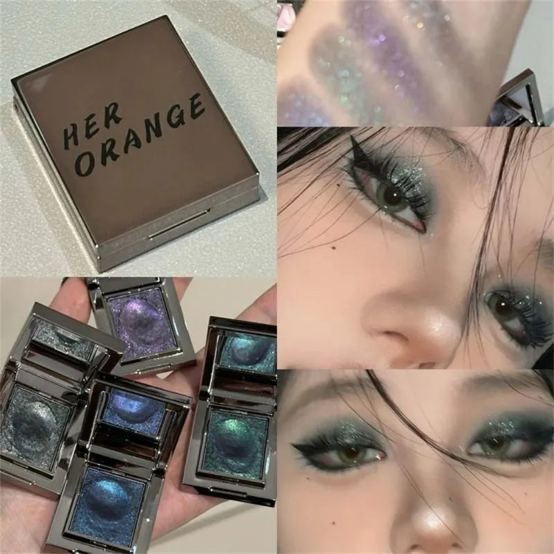 Diamond Monochrome Highlighter Eyeshadow Palette Chameleon Metallic