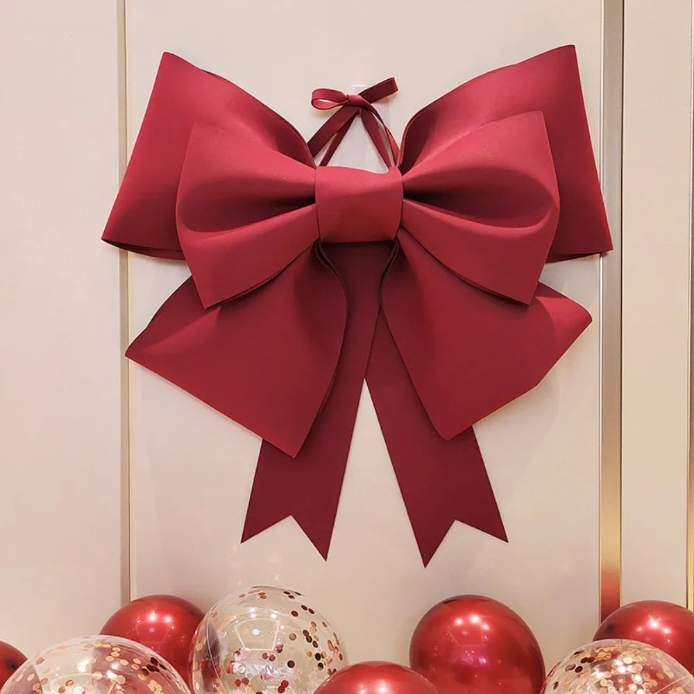 Giant Christmas Bow DIY Kit – 30/50/75cm Large Bow Decor Christmas Bow Decor Zpaxo