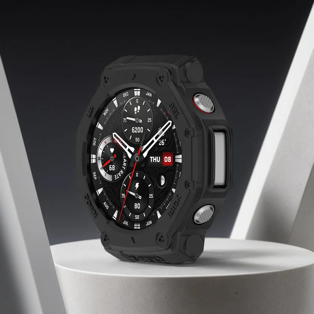 TPU Hollow Case Anti-Scratch TPU Half Cover Soft Case Cover Hollow Protector Shell for T-REX3 Smart Watch Accessories Zpaxo