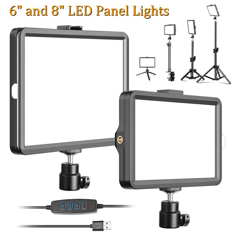 Professional Video Photography LED Light Selfie Dimmable Fill Photo