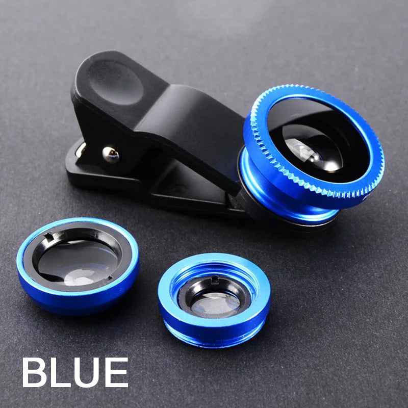 1 Fisheye Phone Lens 0 67x Wide Angle Zoom Fish Eye Macro Lenses Zpaxo Blue