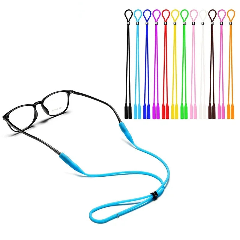 Silicone Eyeglasses Strap – Anti-Slip Sports Glasses Cord