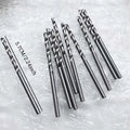 10-Pack 2.5mm HSS Twist Drill Bits – Micro Straight Shank Set Twist Drill Bit Set Zpaxo 10pcs