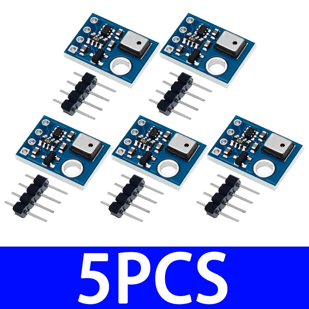 GREAT IT AGS10 TVOC Air Quality Gas Sensor I2C MEMS Replaces AGS02MA Zpaxo 5PCS
