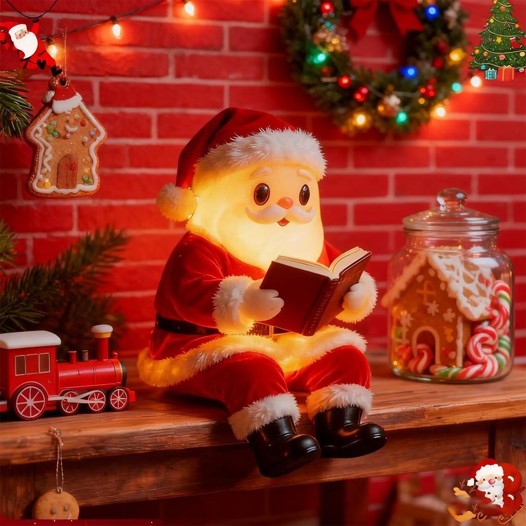 Christmas Night Light Santa Claus Decor Nightlight LED Desk Table