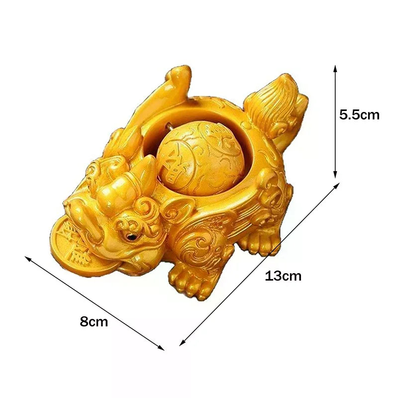 1PC Boutique Tea Pet Water-spraying Pixiu Tea Pet Ornament Handmade Tea Ceremony Tea Game Financial Tea Table Gift Zpaxo
