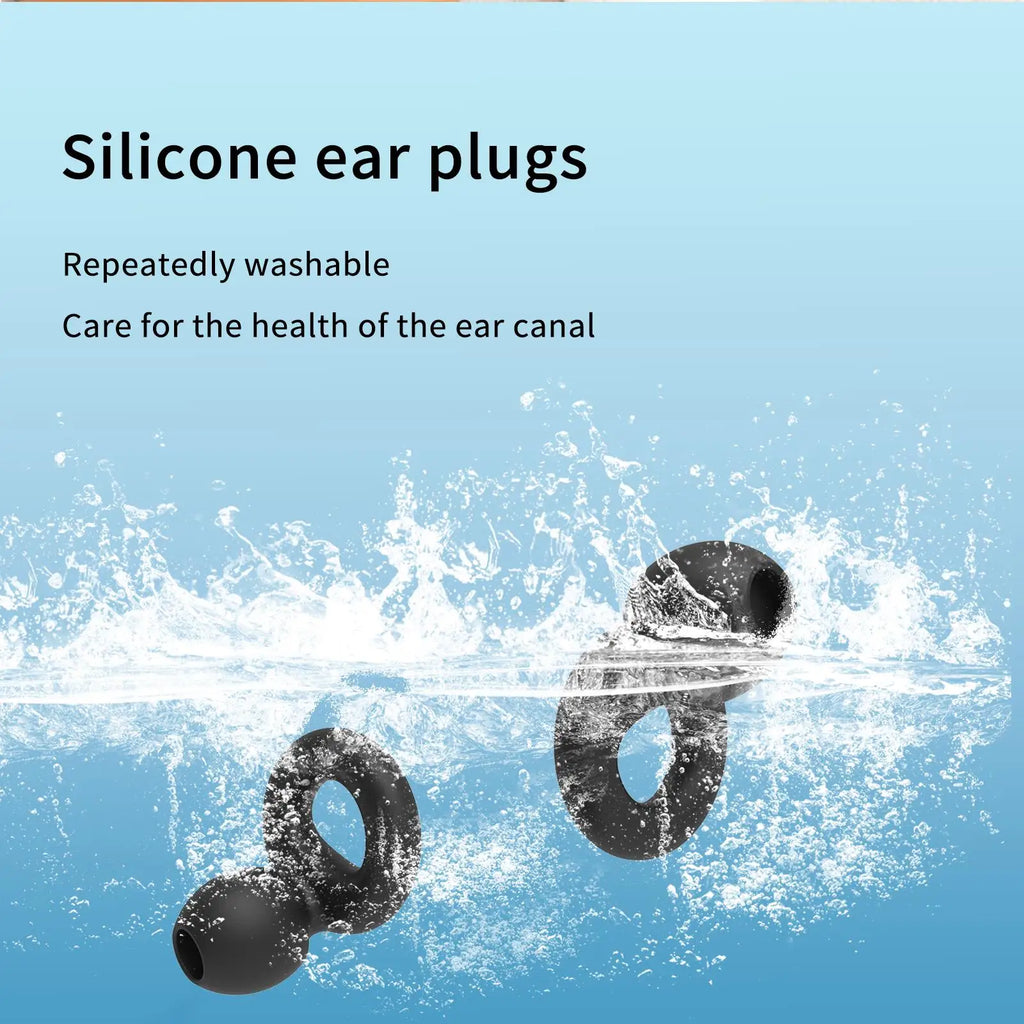 Mute Ear Plugs For Sleeping Noise Reduction Super Soft Reusable Hearing Protection Anti Noise Earplugs For Concerts Travel Work Zpaxo