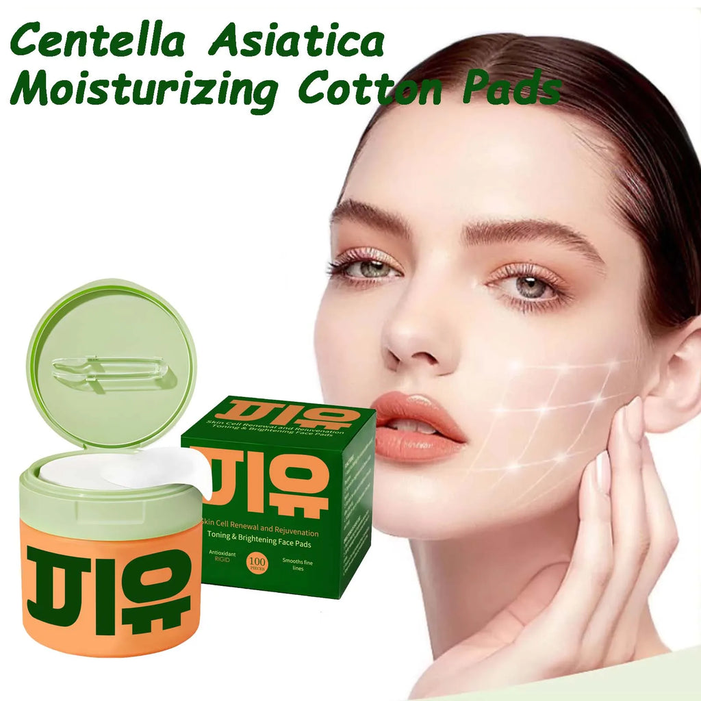 Centella Asiatica Nicotinamide Facial Pads – Brighten & Hydrate Facial Cotton Pads Zpaxo
