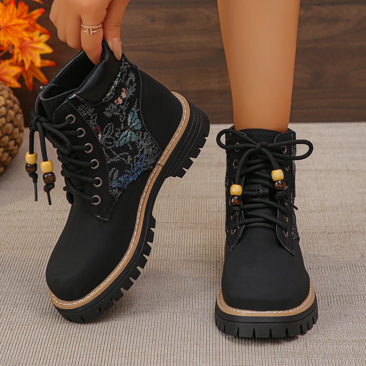 Women Ankle Boots 2025 New Luxury Brands Classic Boots High Top Motorcycle Shoes Designer Casual Women Shoes Zapatos De Mujer Zpaxo