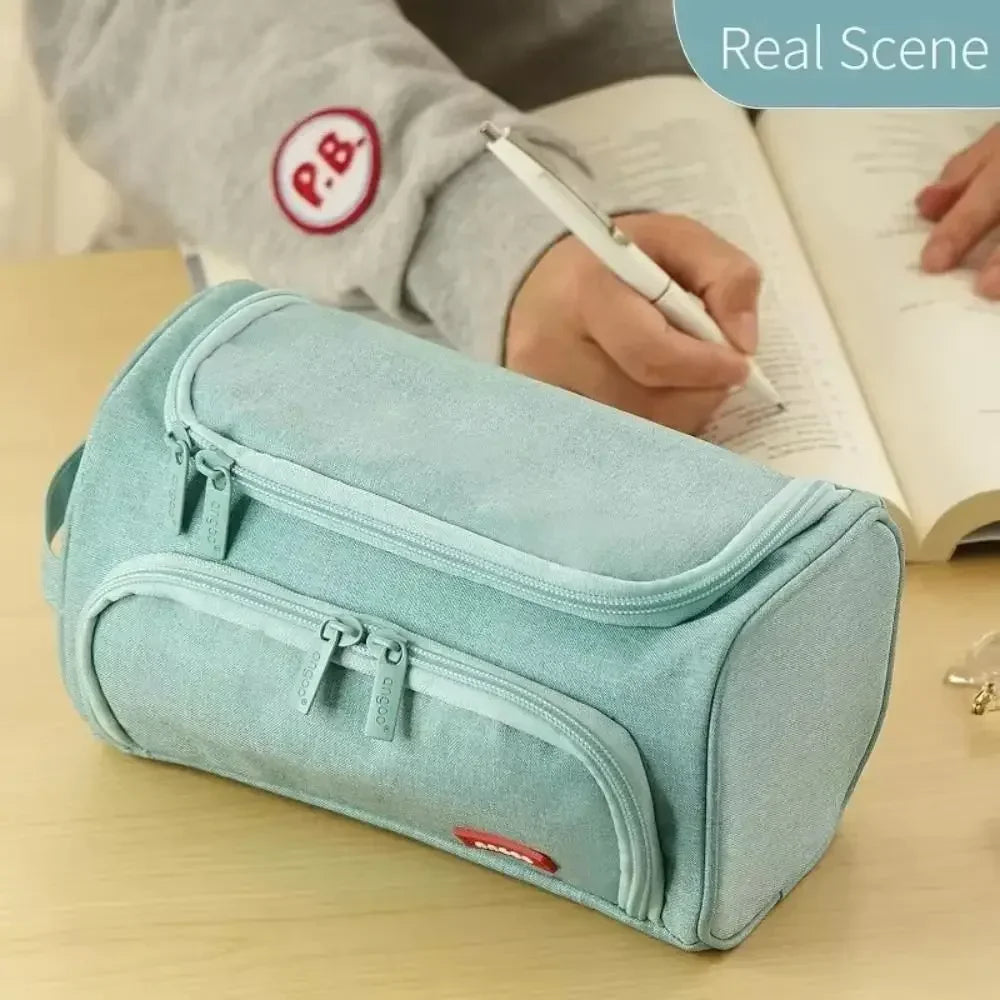 Big Cute Pencilcase Portable Multifunctional Pencil Box Large Zpaxo