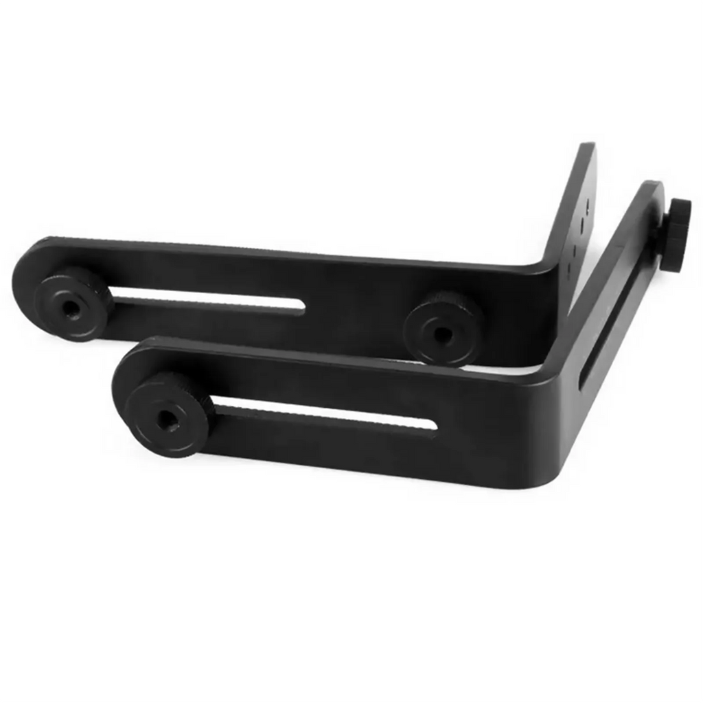 Dual L Shape Camera Flash Bracket Bilateral Frame Twin Double
