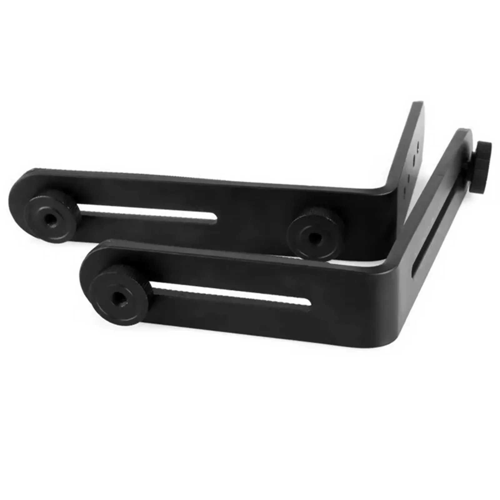 Dual L Shape Camera Flash Bracket Bilateral Frame Twin Double