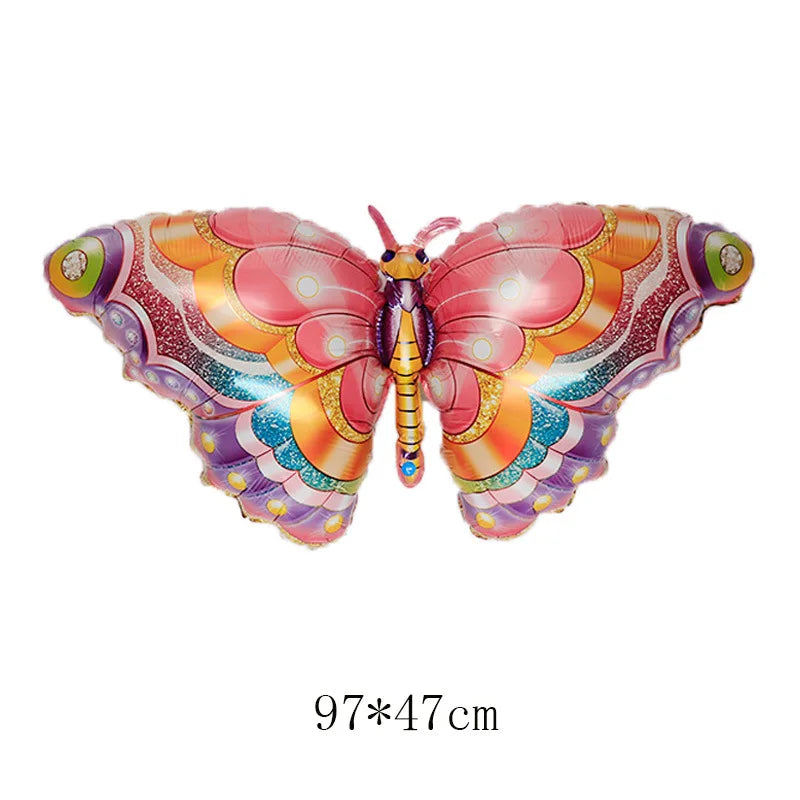 Large Butterfly Aluminum Foil Balloons Helium Air Globos Birthday Zpaxo Camouflage Other