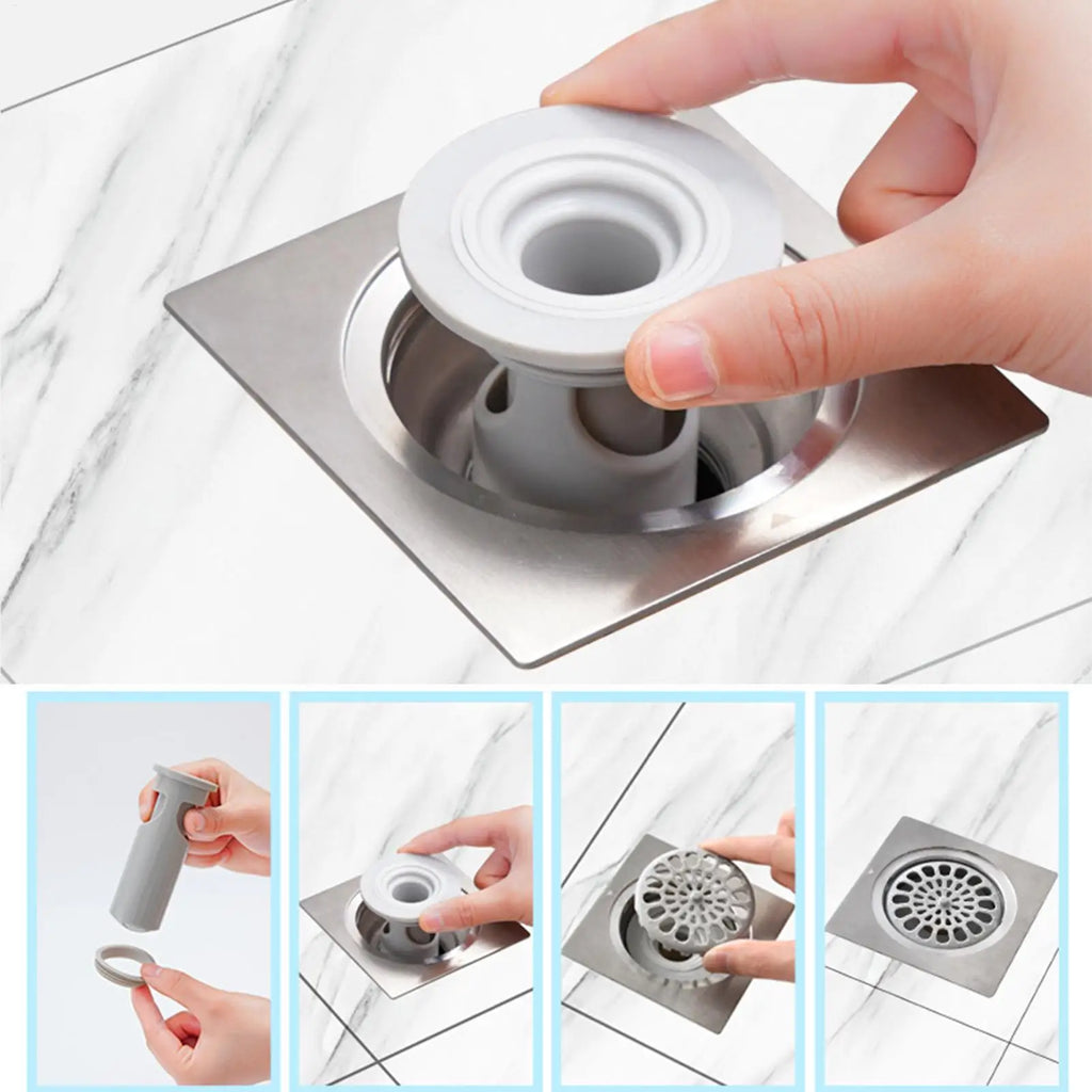 Shower Drain Plug Odor Blocking Mini Bottle Trap Design Anti Smell