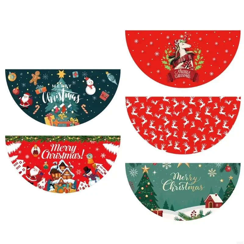 Polyester Christmas Banners Door Hanging Decoration Home Office Party
