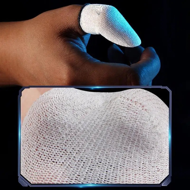 652F 1 Pair Gaming Finger Sleeves for Mobile Game Controllers for Mainstream Games Zpaxo