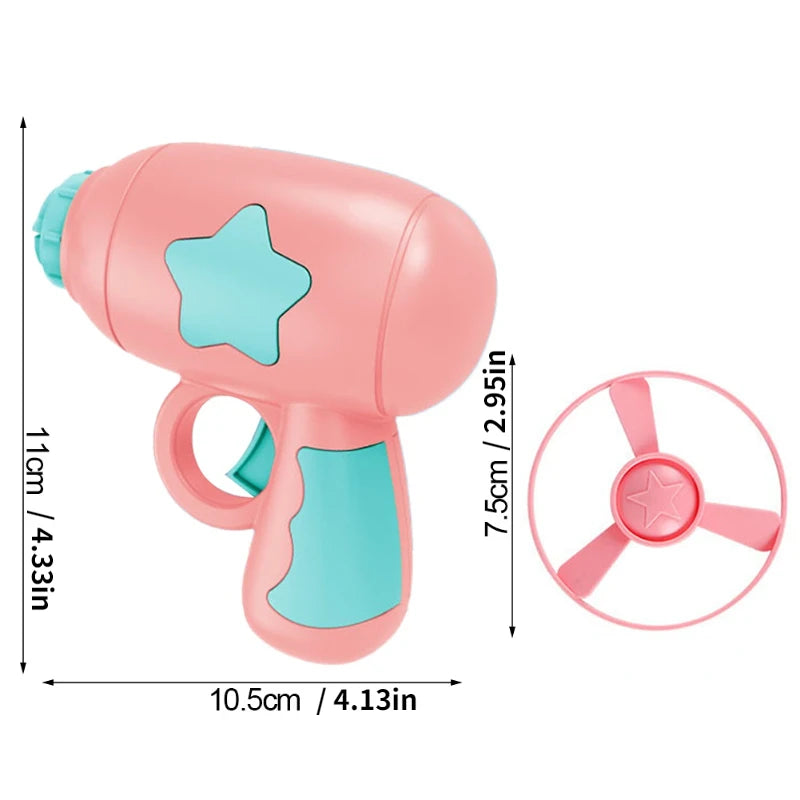 Funny Cat Toy Interactive Play Pet Training Mini Flying Disc Windmill