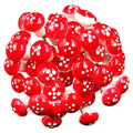 20- Gothic Skull Mushroom Sculptures Halloween Decoration Skeleton Zpaxo StyleC 50PCS