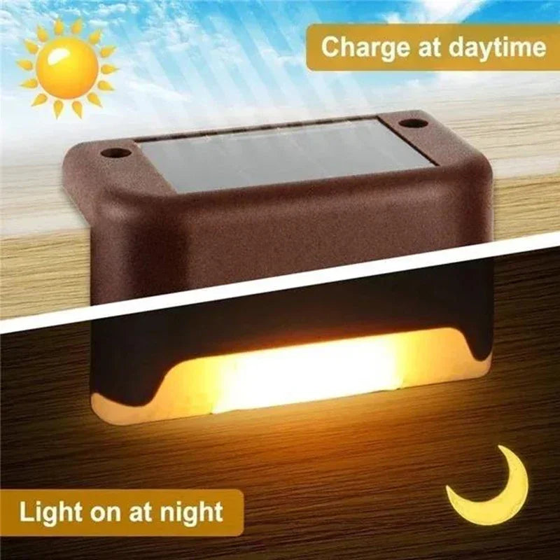 Solar Deck Step Lights 12-Pack – Waterproof LED Outdoor Stairs