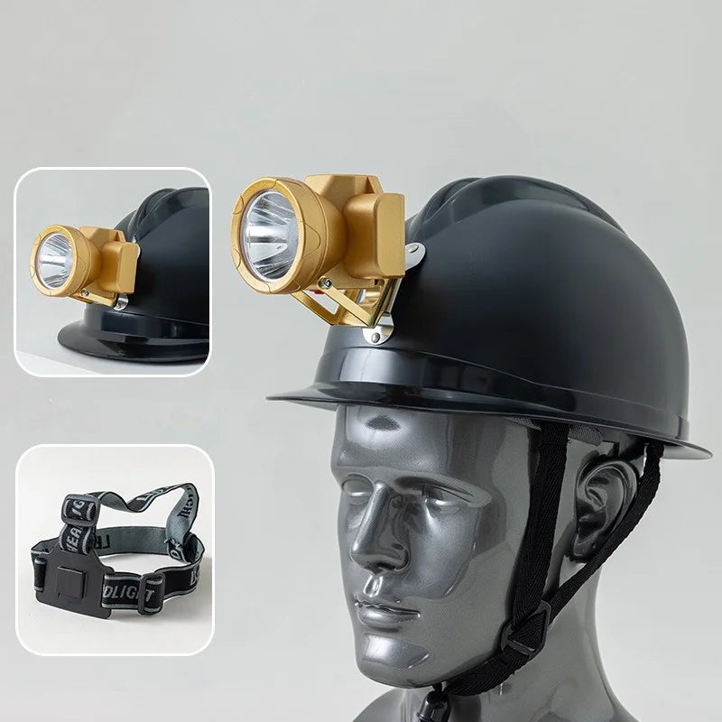SHINEKNOT 100W LED Mining & Diving Headlamp – Waterproof, 1500m LED Mining Headlamp Zpaxo