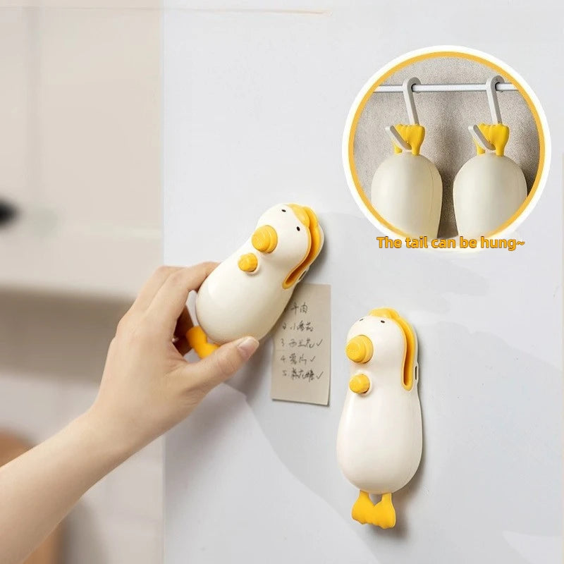 Cute Duck Handheld Vacuum Sealer Rechargeable Magnetic Bag Freshness