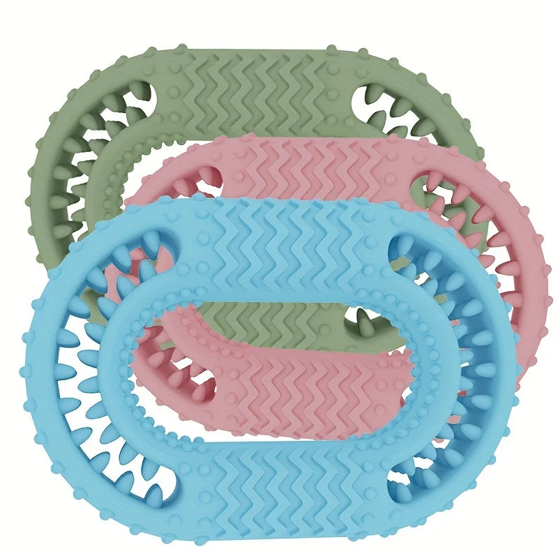 O-ring Dog Chew Toy TPR Pet Teeth Cleaning Interactive Cat Puppy