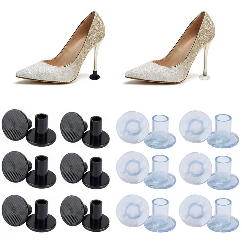 10 30 Heel Protectors Stiletto Dancing Covers Anti-slip Durable