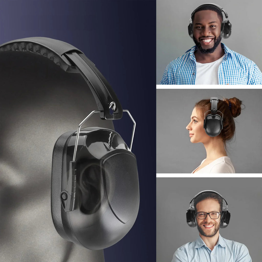 Anti-noise Earmuffs Adjustable Ear Protector Hearing Headphones Zpaxo