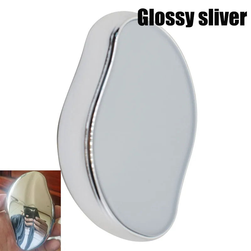 Hot Crystal Physical Hair Removal Eraser Glass Hair Remover Painless Epilator Easy Cleaning Reusable Body Care Depilation Tool Zpaxo sliver
