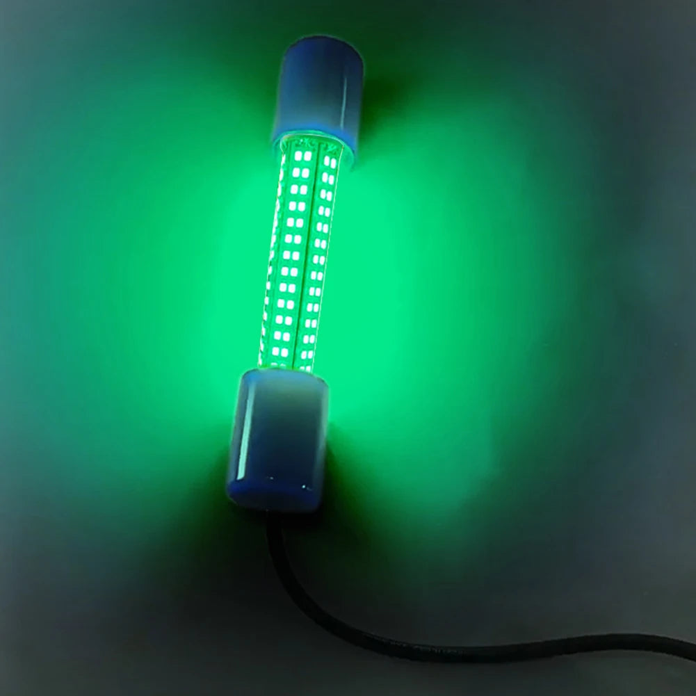 Underwater Fishing Light 50W Fish Lure Bait Finder Lamp 12-24V LED Fishing Night Light Waterproof for Squid Shrimp Krill Zpaxo