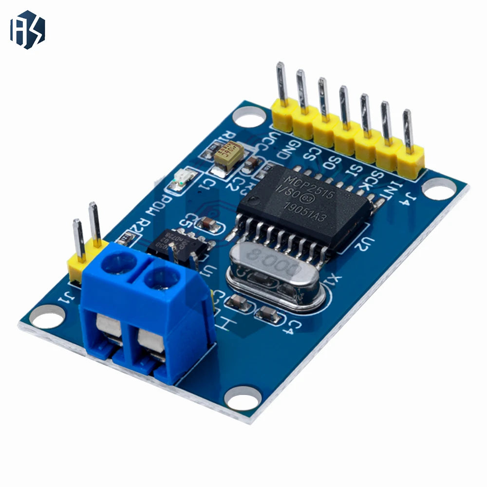 1pcs 5pcs 10pcs MCP2515 CAN Bus Module TJA1050 receiver SPI For 51 MCU ARM controller Zpaxo