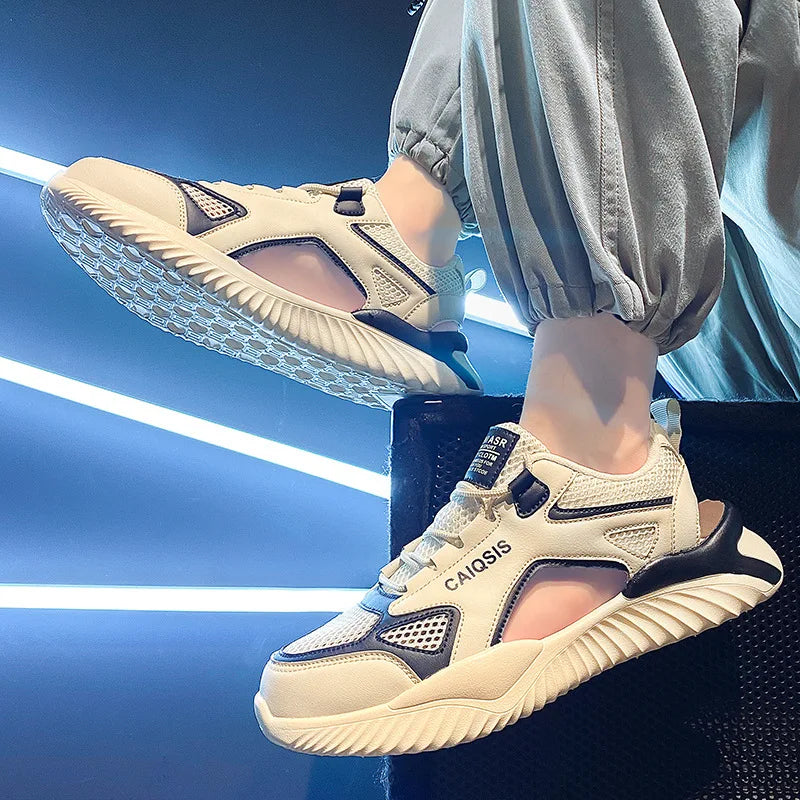 CINESSD Summer Mesh Breathable Casual Shoes Mens Beach Men's Zpaxo