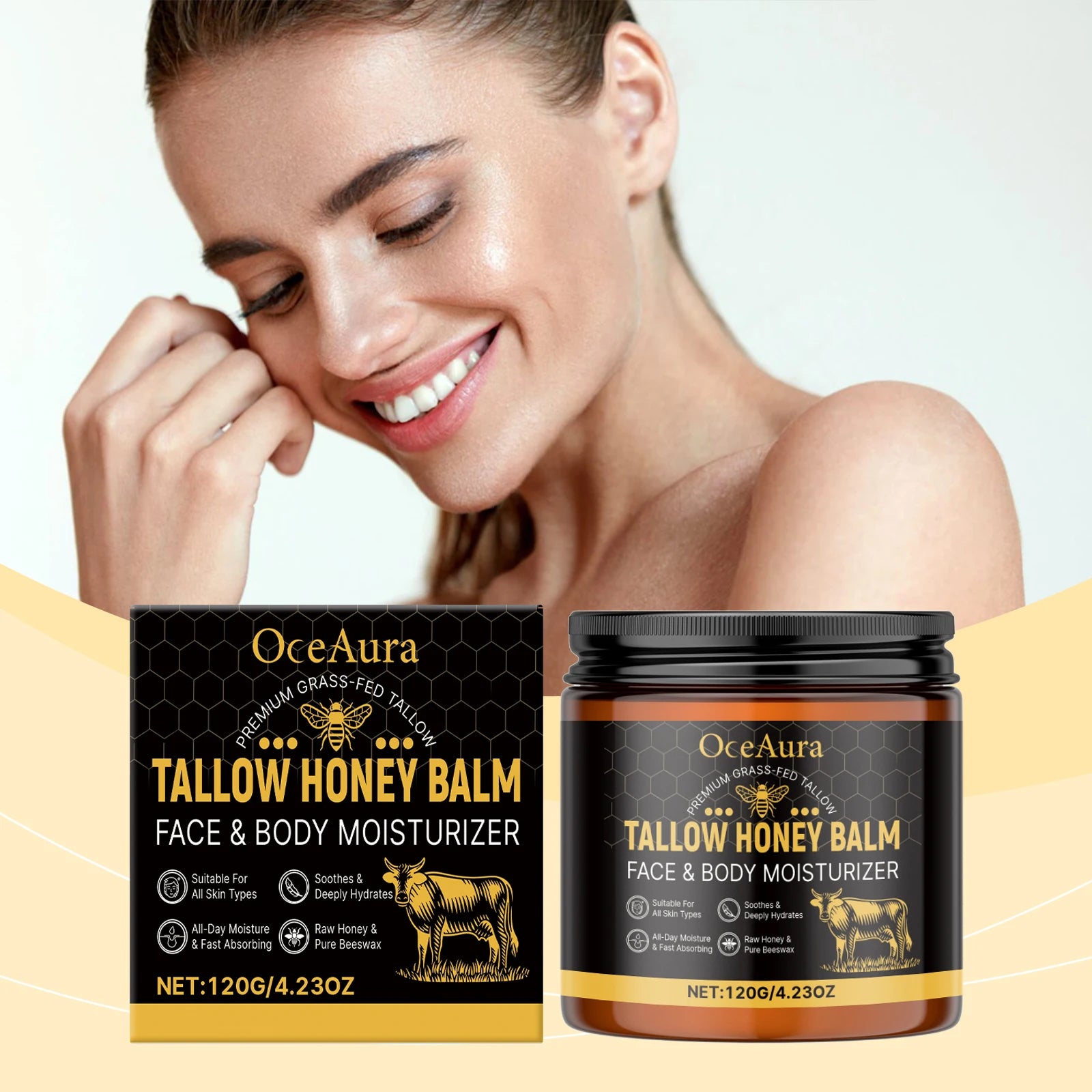 Butter Honey Moisturizing Cream Gentle Nourishing Hydration Zpaxo