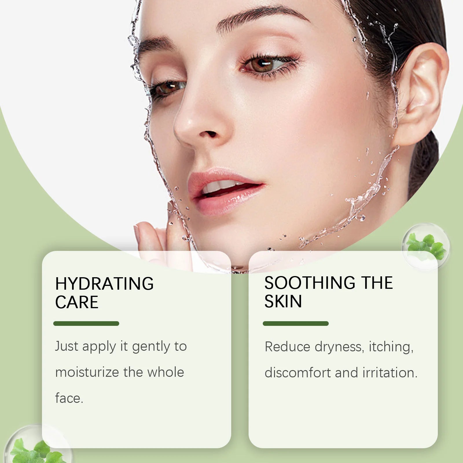Centella Asiatica Moisturizing Facial Pads 100 Pcs – Brighten Facial Skincare Pads Zpaxo