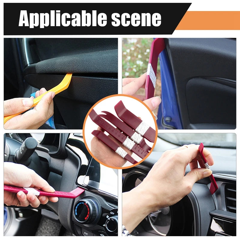 Auto Door Clip Panel Trim Removal Tools Navigation Blades Disassembly Car Repair Interior Seesaw Conversion Hvac Car Tools Zpaxo