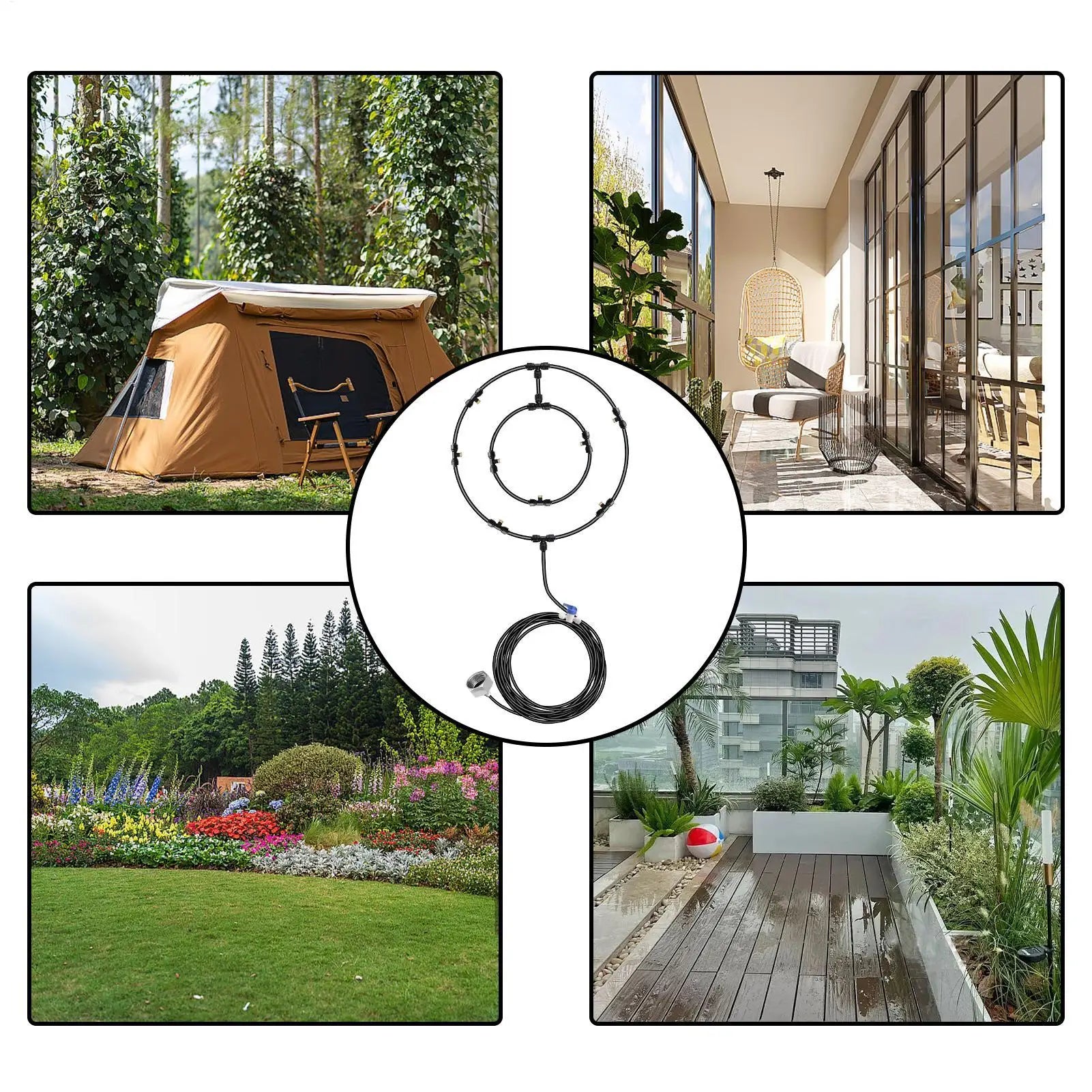 Fan Mister Upgraded Portable Misting Patio Misters 6 Removable