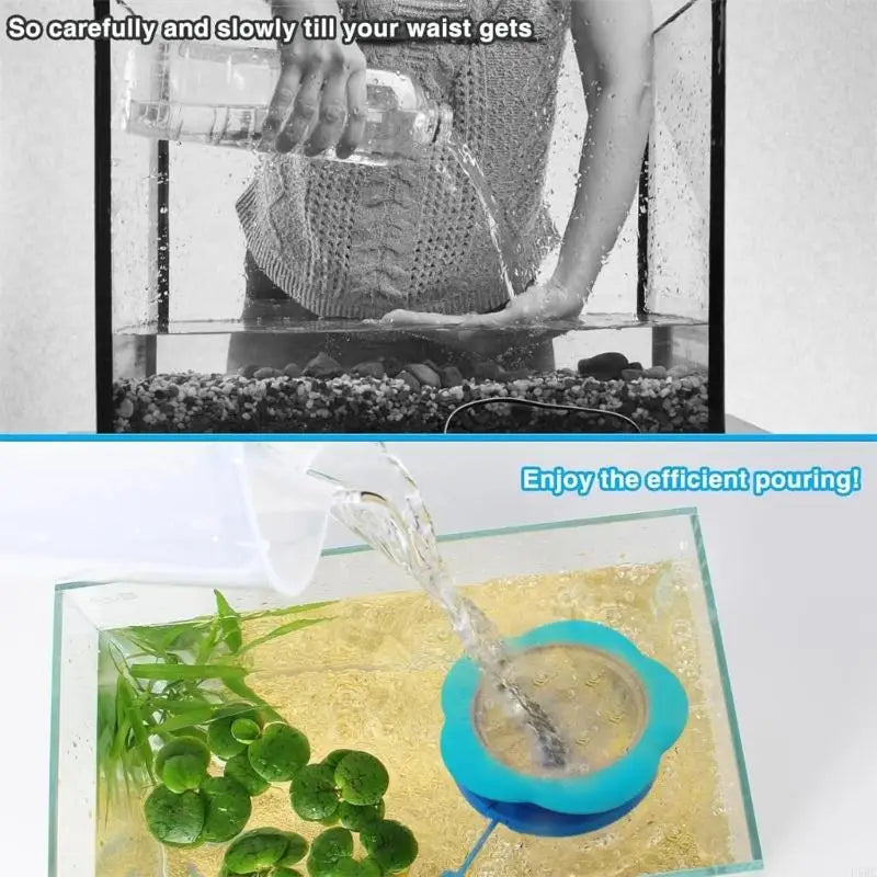 Aquariums Water Flows Adjuster With Floating Arm Silicones Fish Tanks Water Flows Diffuser for Cleaner Water Zpaxo CN