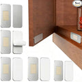 10pcs (5 Sets) Stainless Steel Ultra-Thin Strong Magnetic Cabinet Door Catch, Can Be Installed on Kitchen Cabinets, Wardrobes Zpaxo Silver