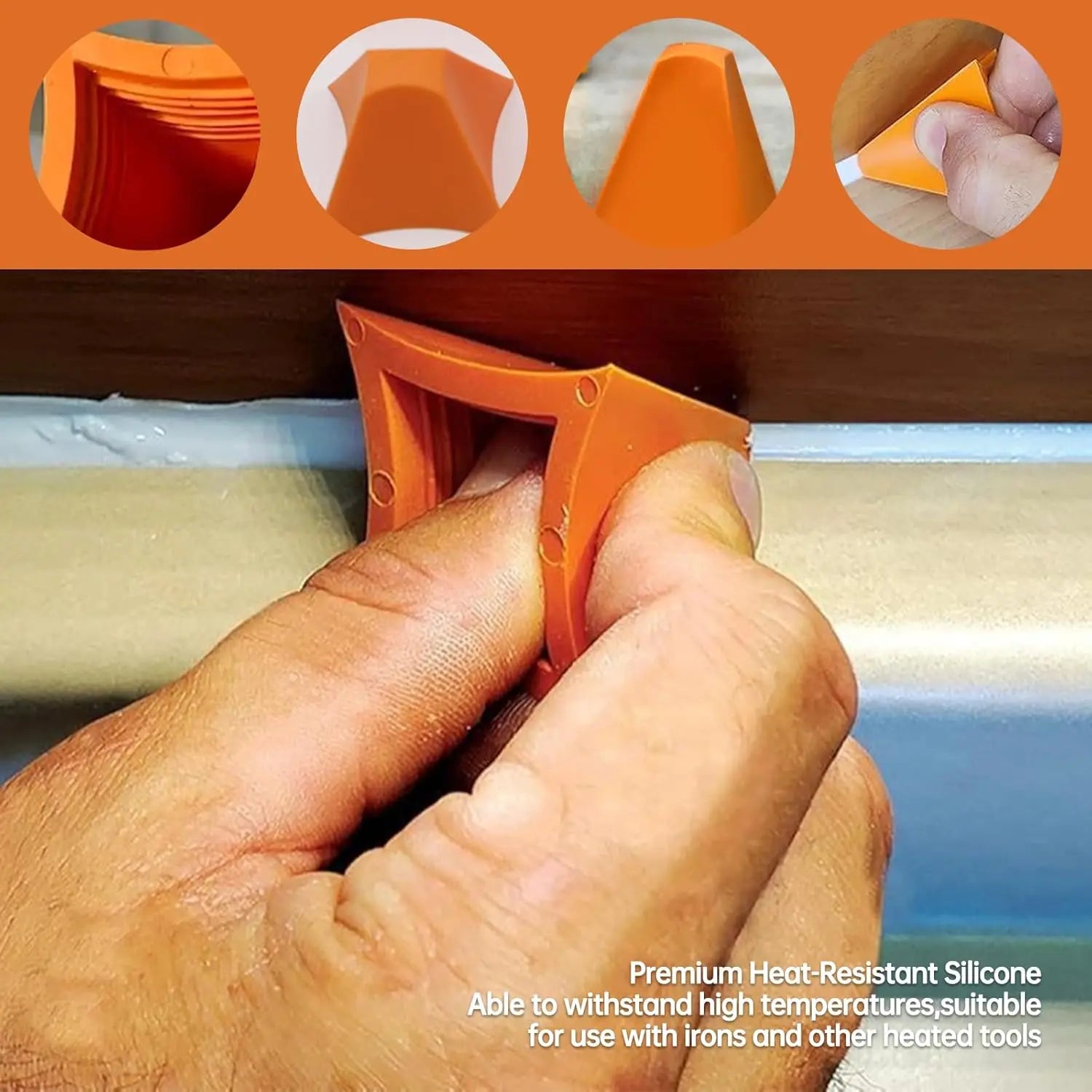 Caulk Smoothing Tool Kit – Reusable Multi-Edge Sealant Finisher