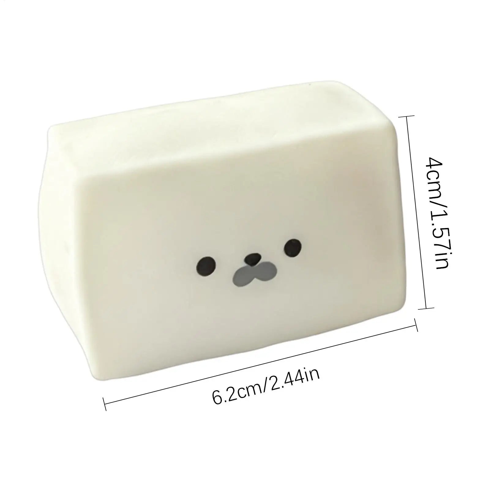 Seal Fidget Cute Soft Fun Party Favors Cube Dough Toys For Kids Adults Family Youth Teens Offices Work Commuting Relaxation Zpaxo