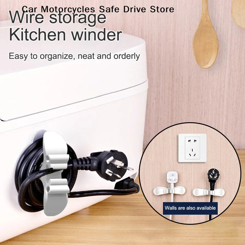 CM5PCS Cord Winder Cable Management Clip Holder Organizer Air Fryer