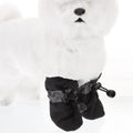 Drawstring Dog Booties Small Dogs Nonslip Waterproof Breathable Puppy