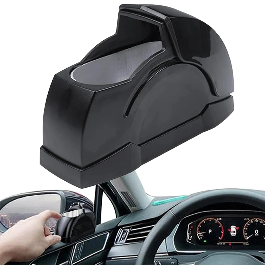 Car Ashtray Cup Holder – Windproof Sealed Lid | Black 1-2 Pack