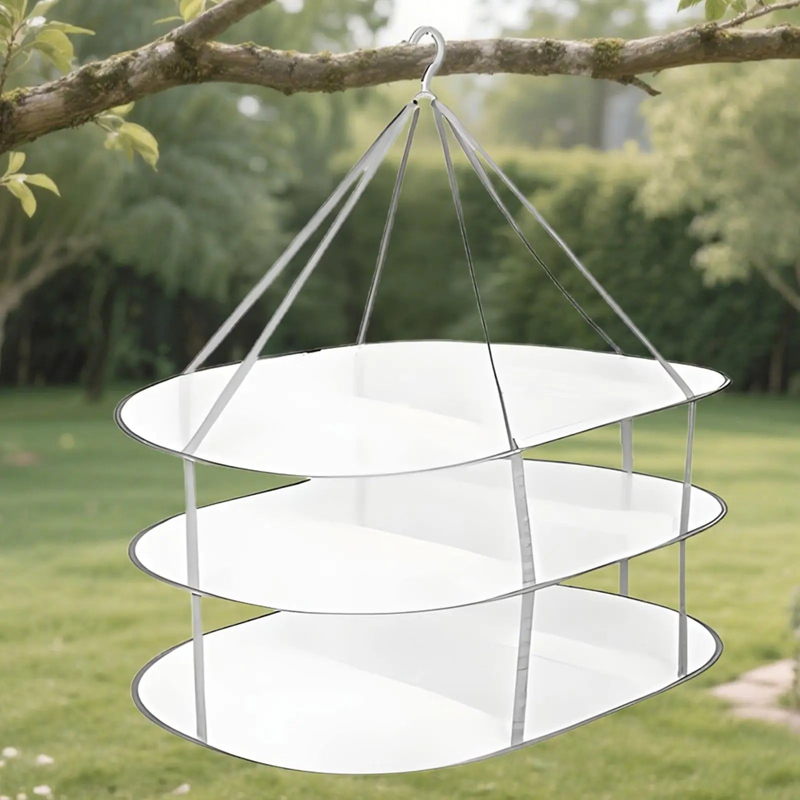 Folding Clothes Drying Rack Flat Mesh Large Dryer Hanger Portable