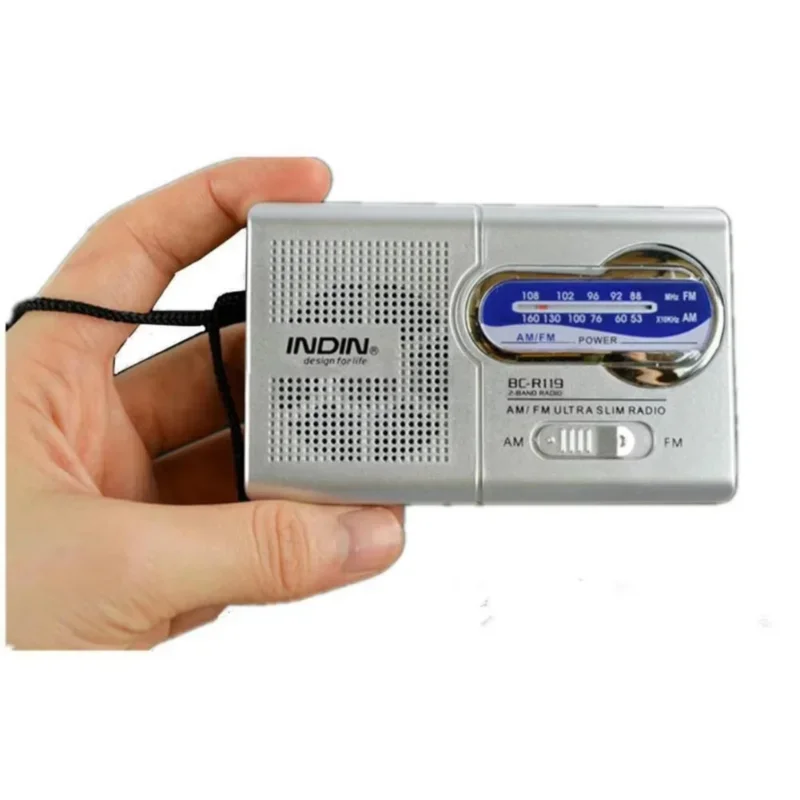 BC-R119 Radio AM FM Battery Operated Pocket Reception Long Lasting Zpaxo