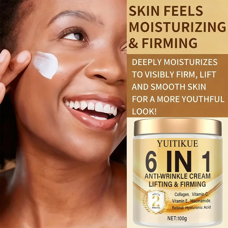 YUITIKUE 2 Min Lift Cream – Retinol & Collagen Anti-Wrinkle Anti-Aging Face Cream Zpaxo
